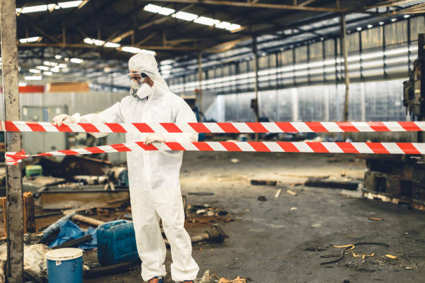 Professional Trauma Scene Cleanup technician working in Twin Bridges, CA